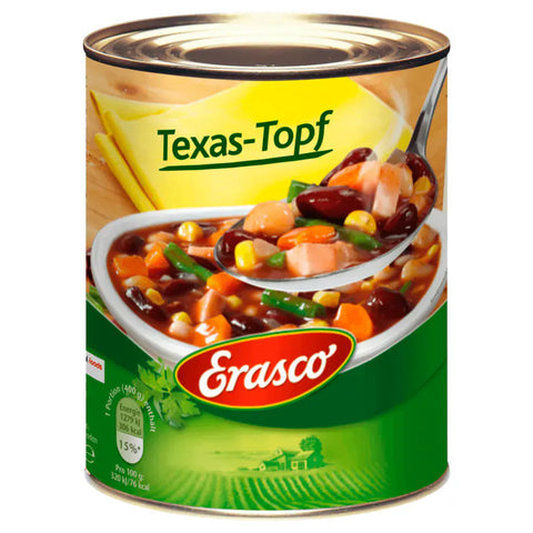 6x Erasco Texas-Topf 800g