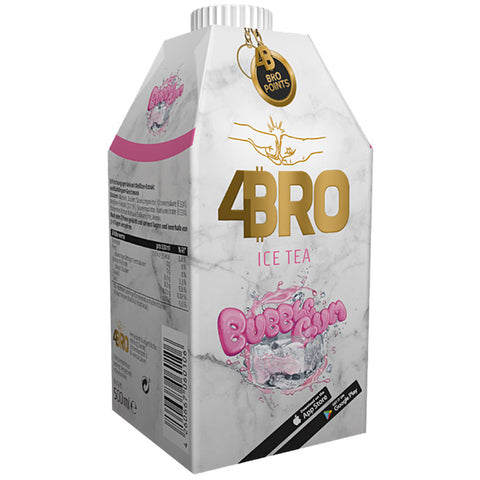 8x 4Bro Ice Tea Bubble Gum 500ml