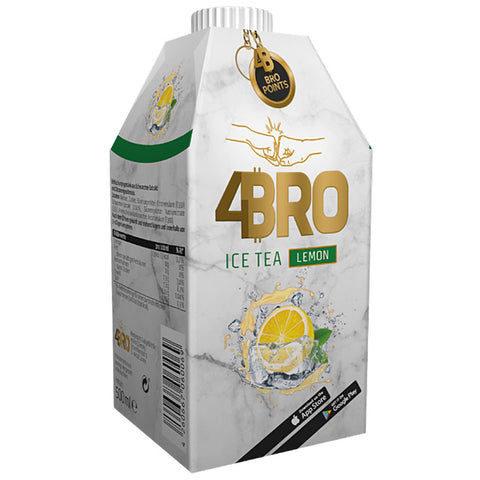 8x 4Bro Ice Tea Lemon 500ml