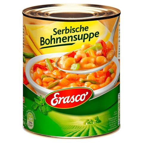 6x Erasco Serbische Bohnensuppe 750ml