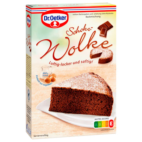 8x Dr. Oetker Backmischung Schoko-Wolke 455g