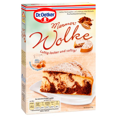 8x Dr. Oetker Backmischung Marmor-Wolke 455g