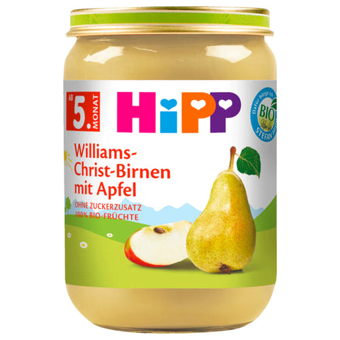 6x Hipp Bio Williams-Christ-Birnen 190g