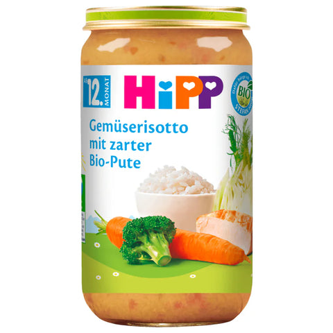 6x Hipp Gemüserisotto mit zarter Bio-Pute 250g