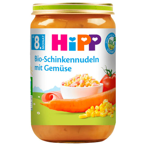 6x Hipp Bio-Schinkennudeln mit Gemüse 220g