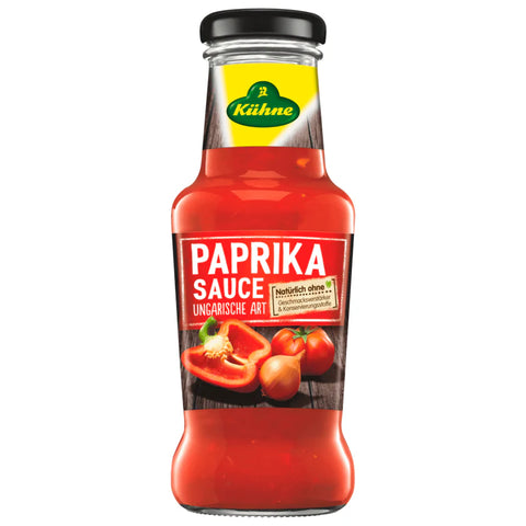 6x Kühne Paprika-Sauce Ungarische Art 250ml