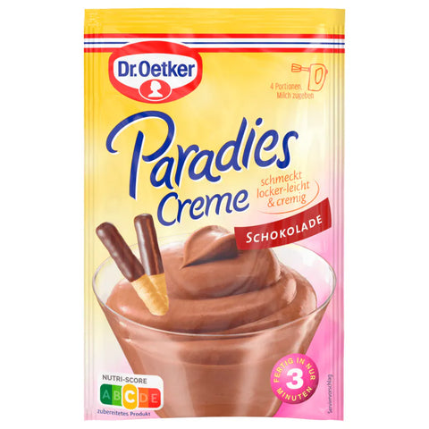 11x Dr. Oetker Paradiescreme Dessert Schokolade 74g