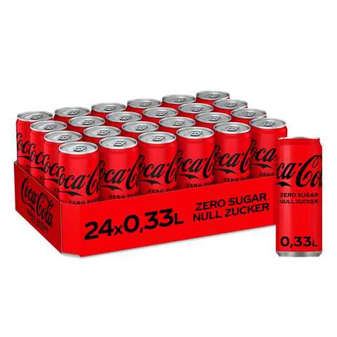 24x Coca-Cola Zero Ds 0,33l