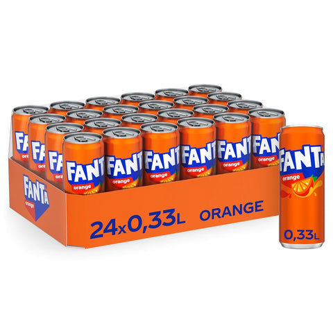 24x Fanta Orange Ds 0,33l