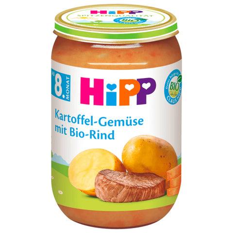 6x Hipp Kartoffelgemüse mit Bio-Rind 220g