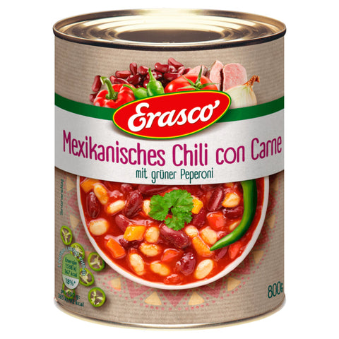 6x Erasco Neue Welten Mexikanisches Chili con Carne 800g