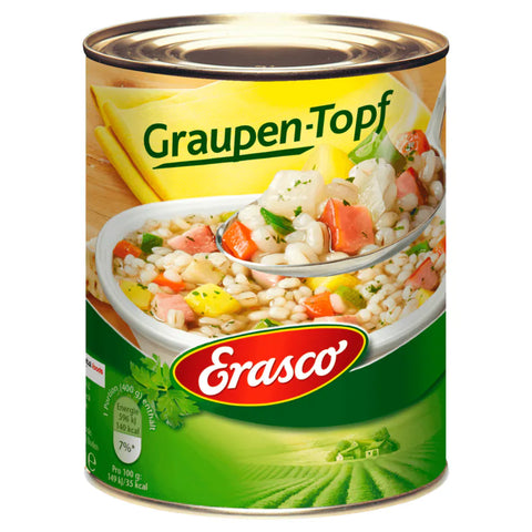 6x Erasco Graupentopf 800g