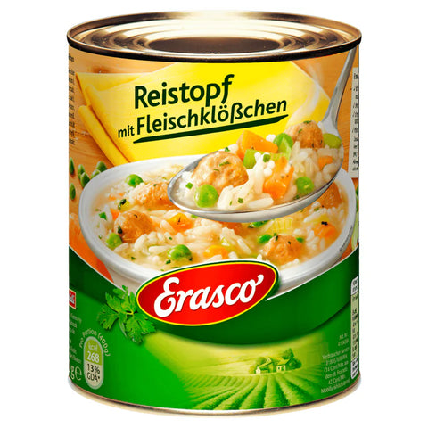 6x Erasco Reistopf mit Fleischklößchen 800g