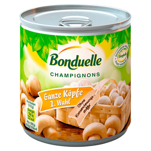 12x Bonduelle Champignons ganze Köpfe 1. Wahl 230g