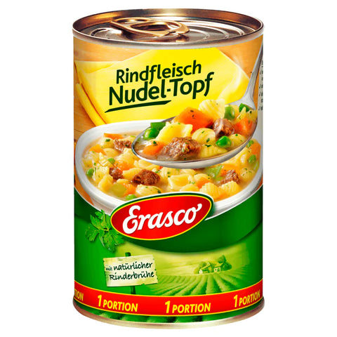 6x Erasco Rindfleisch-Nudeltopf 400g