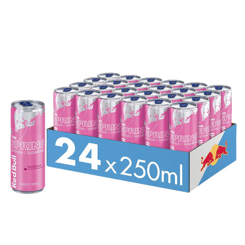 24x Red Bull Spring Edition Waldbeere Sugarfree 250ml