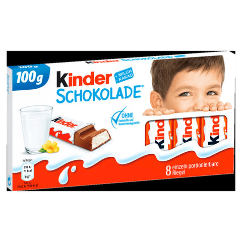 10x Kinder Schokolade 100g