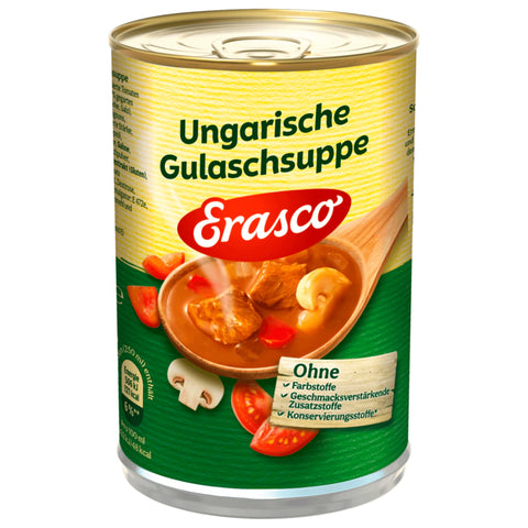 6x Erasco Ungarische Gulaschsuppe 390ml