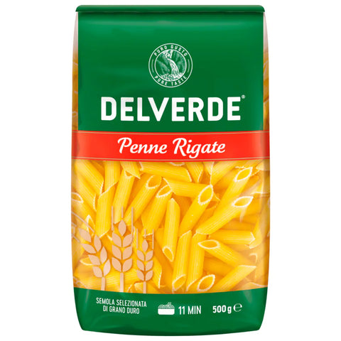 12x Delverde Penne Rigate 500g