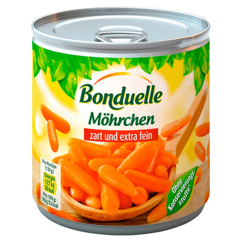 12x Bonduelle Möhrchen zart und extra fein 265g