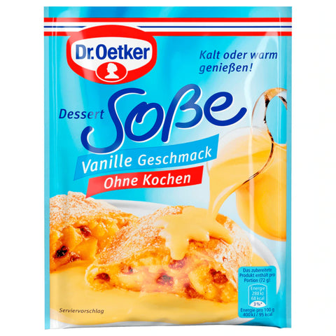 15x Dr. Oetker Soße ohne Kochen Vanille-Geschmack 39g