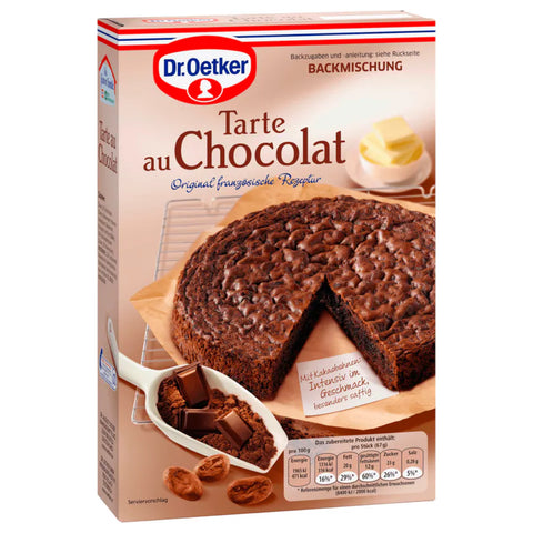 8x Dr. Oetker Backmischung Tarte au Chocolat Schokoladenkuchen 470g