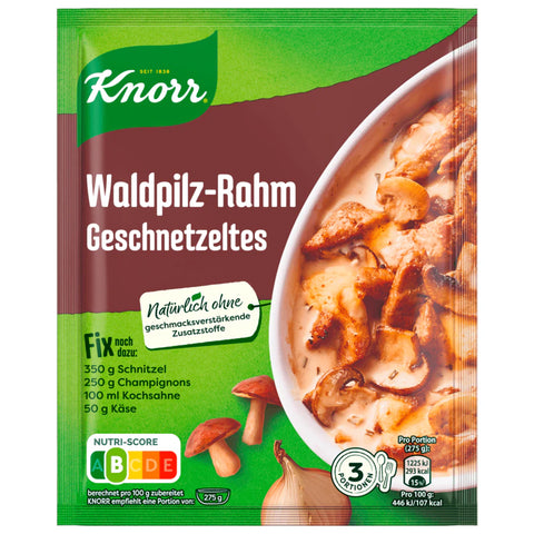 22x Knorr Fix Waldpilz-Rahm-Geschnetzeltes 40g