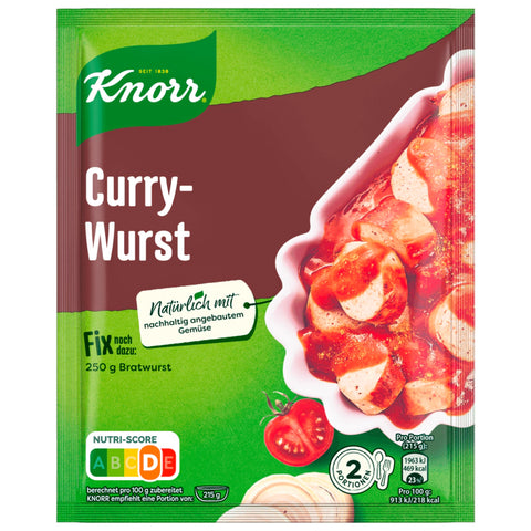 27x Knorr Fix Currywurst 36g