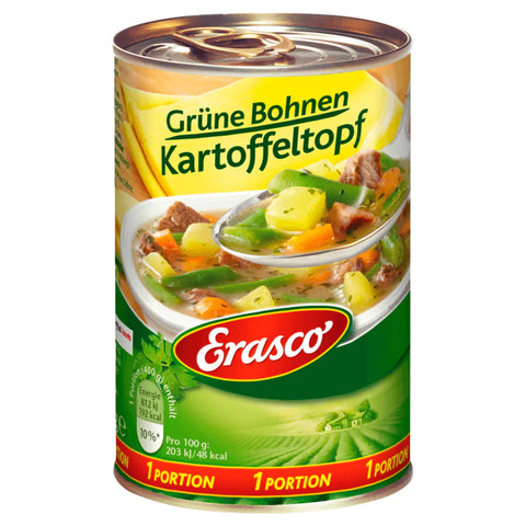 6x Erasco Grüne-Bohnen-Kartoffeltopf 400g