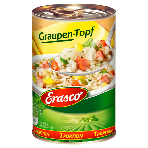 6x Erasco Graupentopf 400g