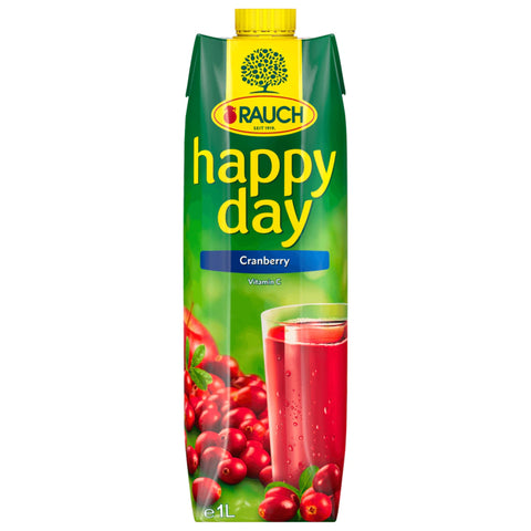 6x Rauch Happy Day Cranberry 1l