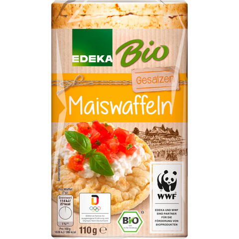 12x EDEKA Bio Maiswaffeln 110g