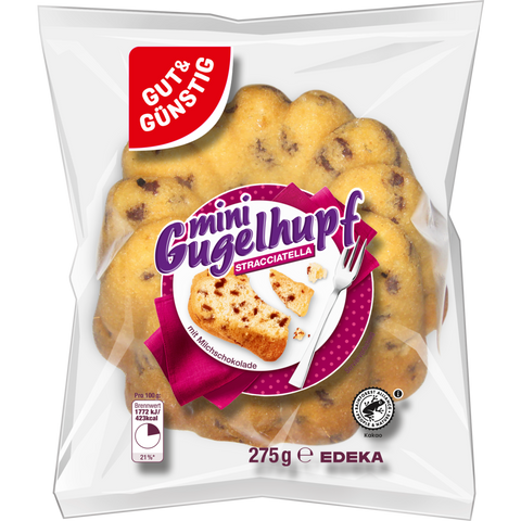 6x G&G Mini-Gugelhupf Stracciatella 275g