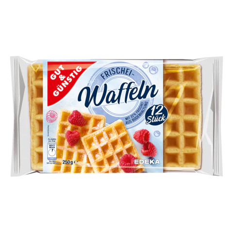 12x G&G Frischei-Waffeln 250g