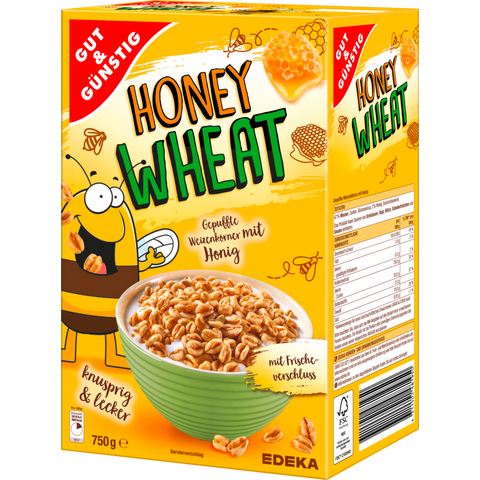 3x G&G Honey Wheat 750g