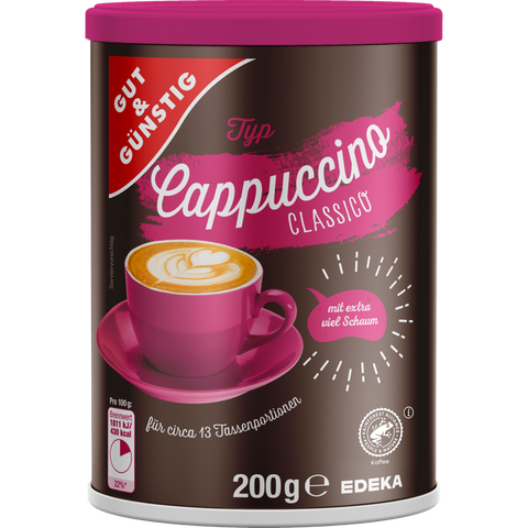 8x G&G Cappuccino Classic 200g