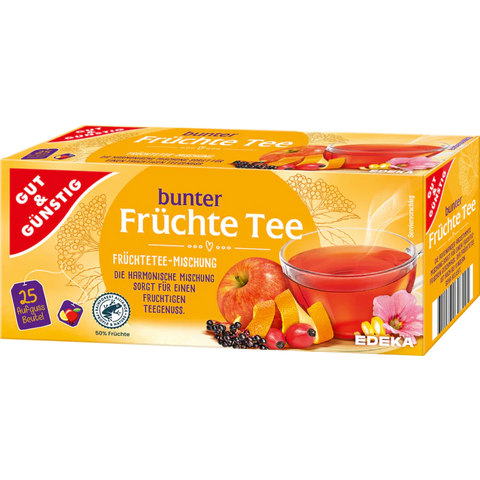 16x G&G Früchtetee 25er 75g