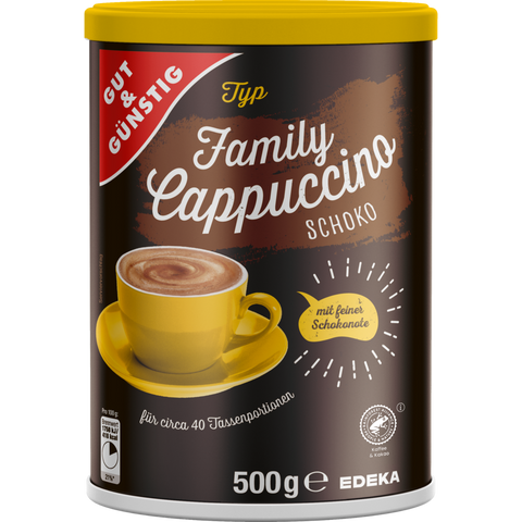 6x G&G Cappuccino Schoko 500g-Ds