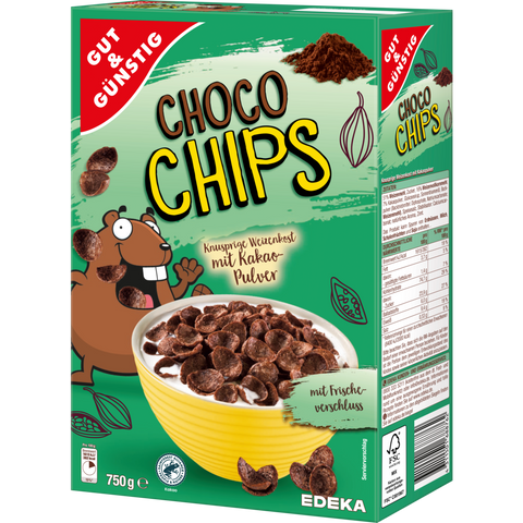 4x G&G Choco Chips 2x375g