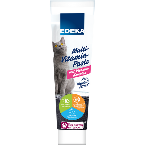 12x EDEKA Multivitaminpaste für Katzen 100g