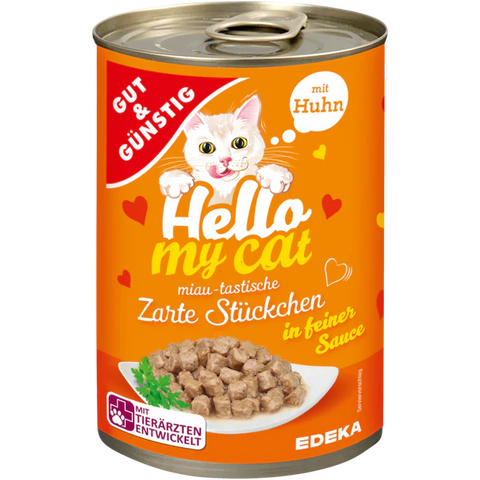 20x G&G Cat Zarte Stückchen Huhn 415g