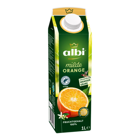 6x Albi Orangensaft Tetra 1l