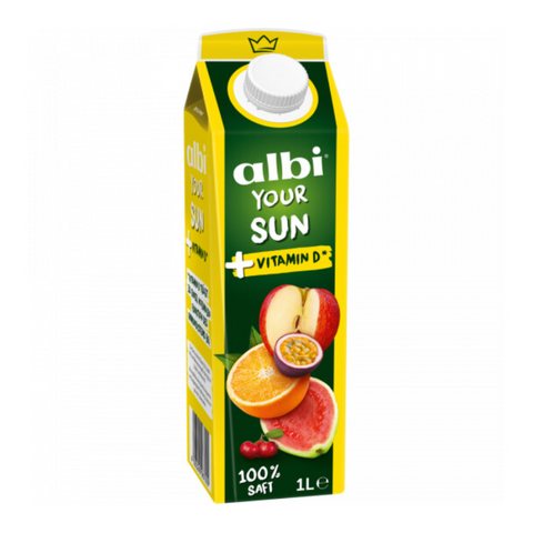 6x Albi Mehrfruchtsaft + Vitamin D 1L