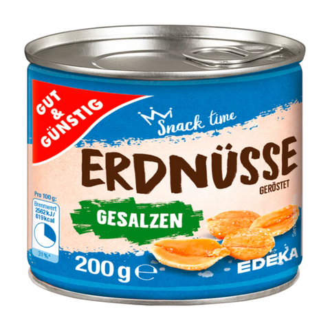 30x G&G Erdnüsse geröstet & gesalzen 200g