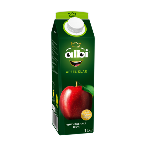 6x Albi Apfel klar Tetra 1l