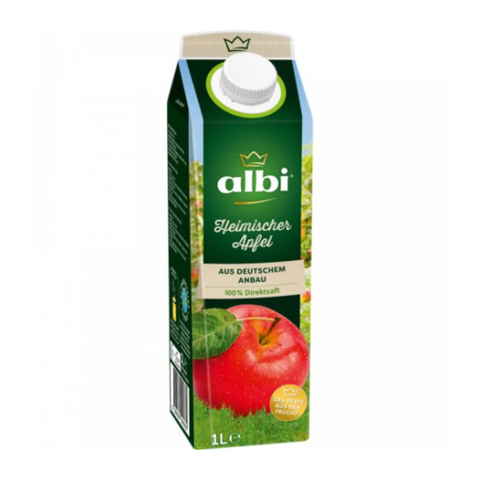 6x Albi Apfelsaft trüb 1l