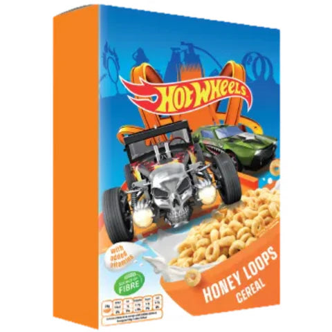 12x Cereal Hot Wheels Honey Loops 375g