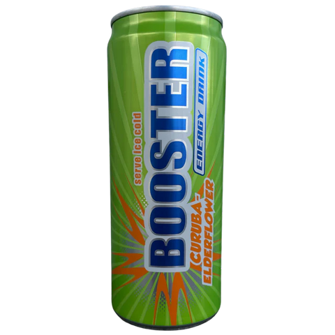 24x Booster Energy Curuba-Holunderblüte 0,33l