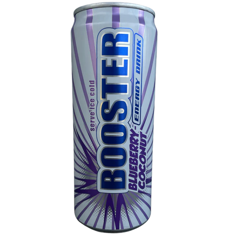 24x Booster Energy Blueberry-Coconut 0,33l