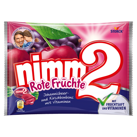 18x nimm2 Bonbons Rote Früchte 429g